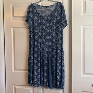 Sami & Jo Blue and White Floral Dress